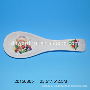 Factory direct sale ceramic spoon made in china